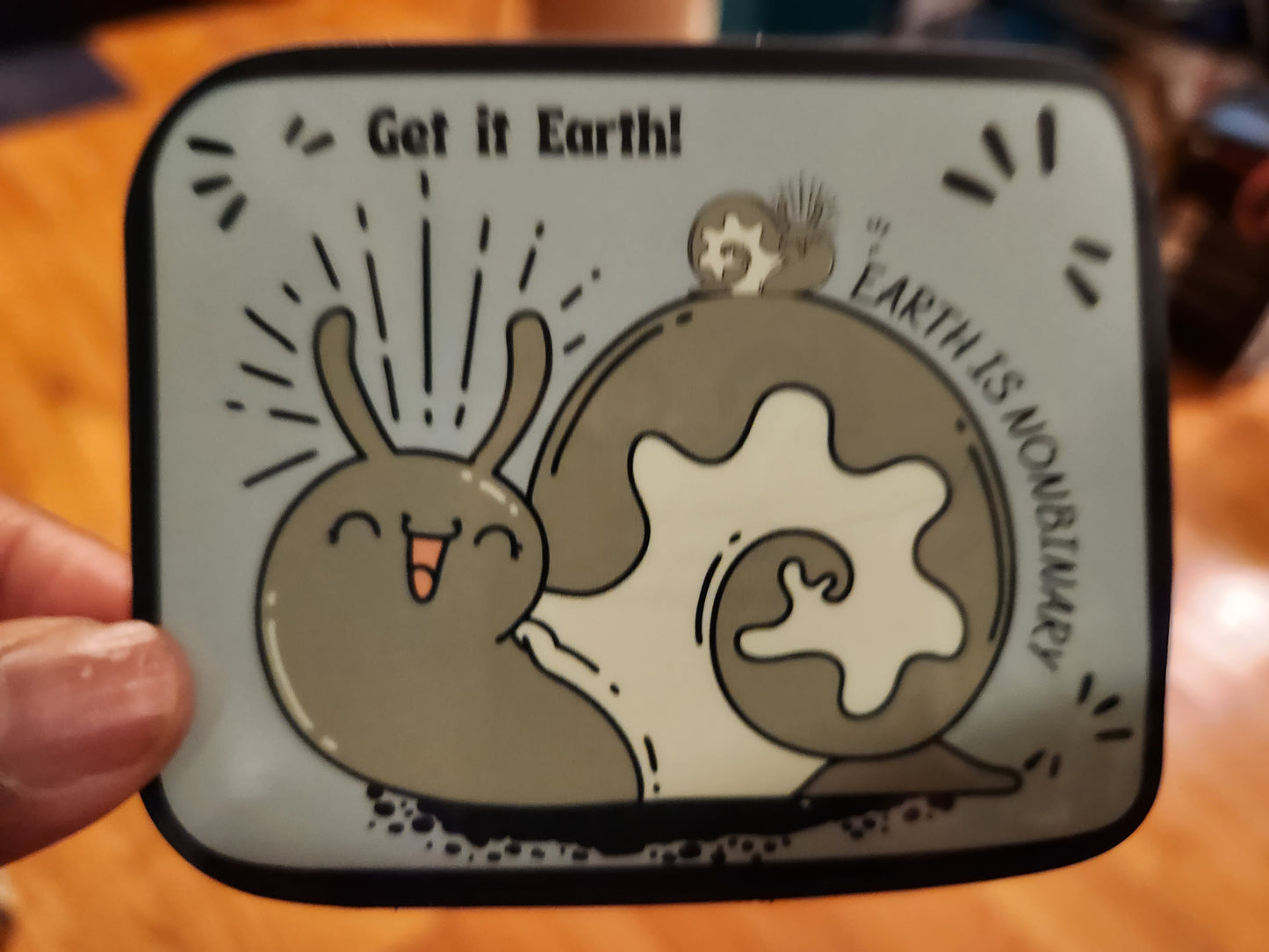 Earth is Nonbinary: Snail Blue